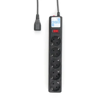 Ф-удлинитель, PC 0,5м, 5р, черн. 10А, UPS(C14), SPG5-В1 Ф-удлинитель, PC 0,5м, 5р, черн. 10А, UPS(C14), SPG5-В1